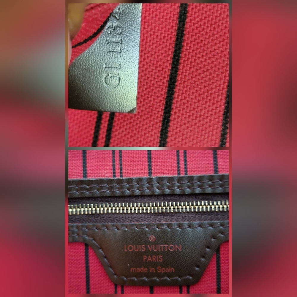 Auth ❤️ Louis Vuitton Neverfull Damier ebene MM - Picture 12 of 15
